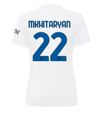 Inter Milan Henrikh Mkhitaryan #22 Udebanetrøje Dame 2023-24 Kort ærmer